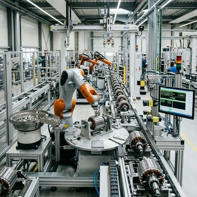 Automotive magnet production and assembly decision context